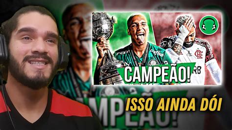 PALMEIRAS TRICAMPEÃO DA LIBERTA FLAMENGO NÃO KKKKK Paródia Ameaça