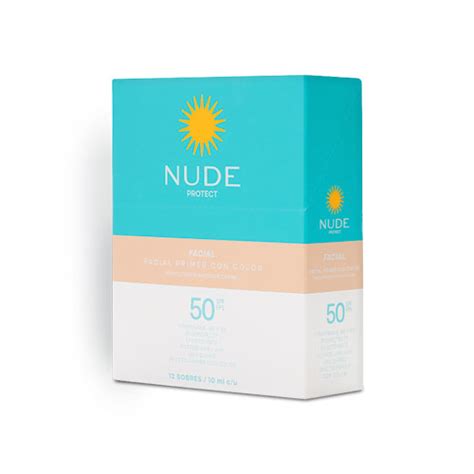 NUDE PROT FACIAL SPF 50 COLOR CAJA X 12 S S Farmavida Droguería Online Salud y Servicio a