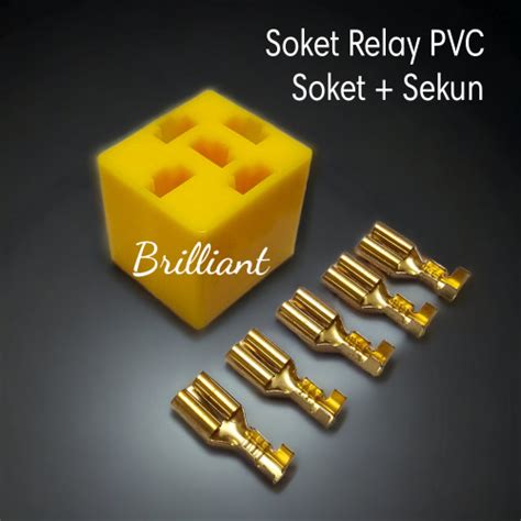 Jual Soket Rumah Relay Pvc Kuning Only Plus Sekun Kota Surabaya