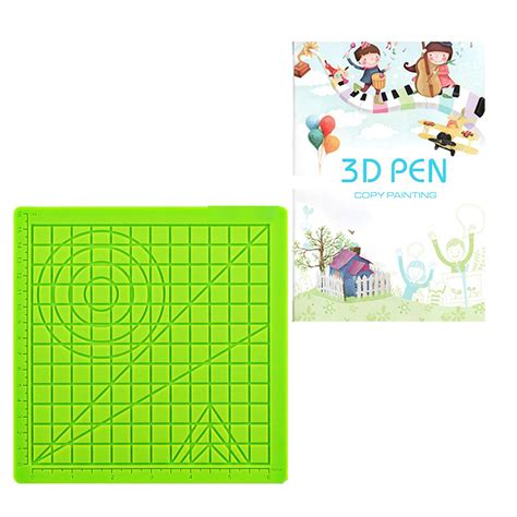 3d Pen Mat And 3d Stencil Book And A Transp Plastic Plate New Genesis Online