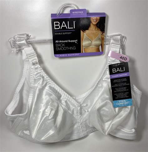 Bali Double Support Cool Comfort Wirefree Bra 3820 40d Ebay