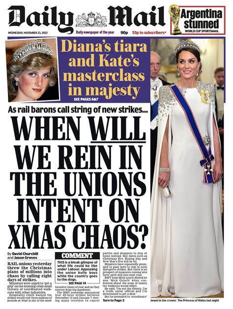 Daily Mail U.K. on Twitter: "Wednesday's @DailyMailUK #MailFrontPages ...