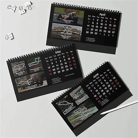 The 2024 F 1 Desk Calendar THE 2024 FORMULA1 CALENDAR A | Fruugo NO