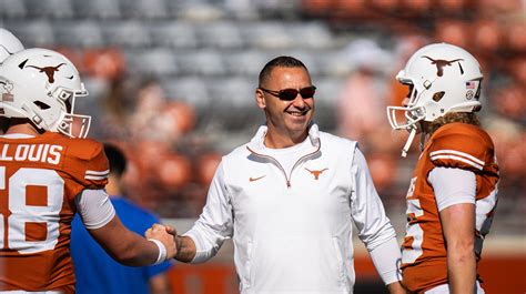 Texas football head coach Steve Sarkisian's immediate reaction to ...