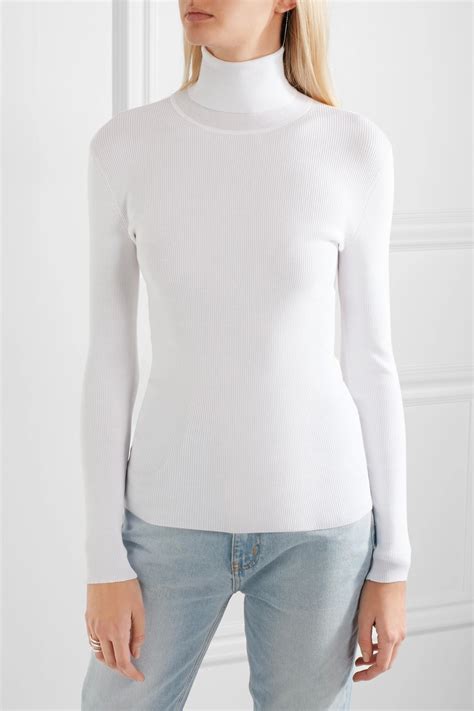 Splendid Fitted Turtleneck In White Lyst