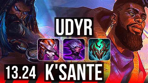 UDYR Vs K SANTE TOP 72 Winrate 5 2 7 KR Diamond 13 24 YouTube