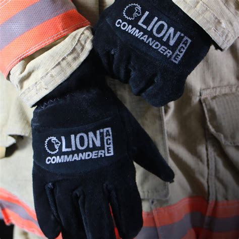 LION Commander ACE NFPA Cadet Firefighting Gloves Galls