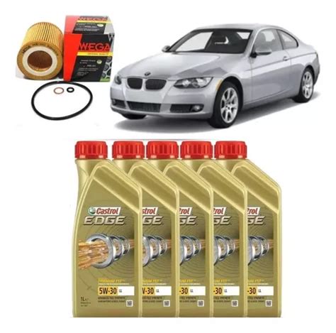 Bmw 320i Kit Troca De Óleo 5w30 Castrol Edge Woe211