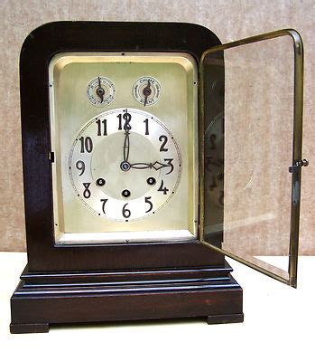 ANTIQUE GUSTAV BECKER WESTMINSTER CHIME BRACKET CLOCK C 1910 Antique