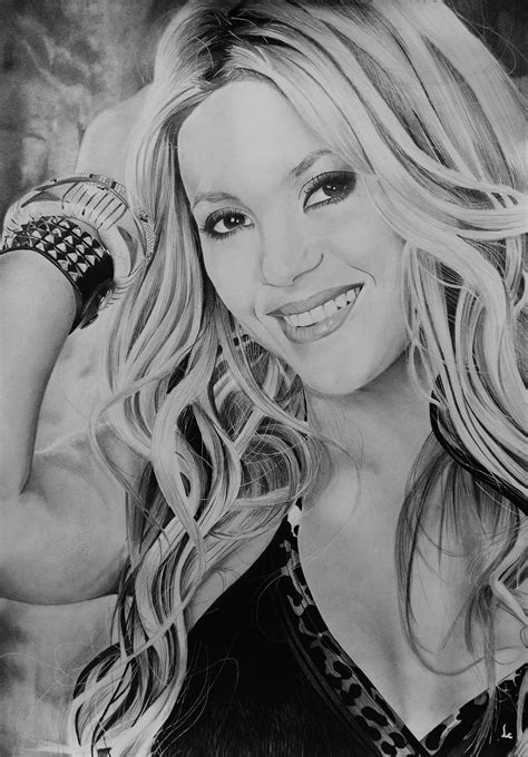 shakira easy drawing 5