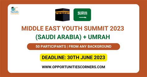 Middle East Youth Summit 2023 in Saudi Arabia + Umrah – Telegraph