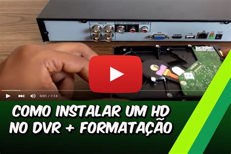 Curso De Cftv C Meras De Seguran A Como Instalar Um Hd No Dvr Abrir