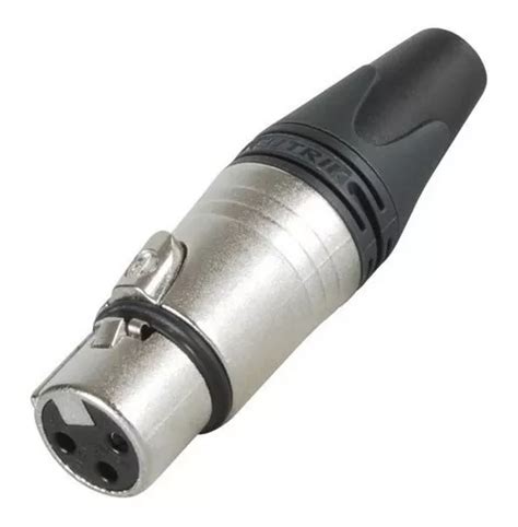 Ficha Conector Canon Hembra Xlr A Cable Neutrik Nc Fxx Ntk