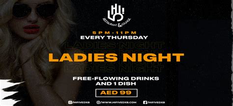 Hi Five Rooftop Ladies Night Expat Nights In Uae Expat Nights In Dubai Dubai Night Life