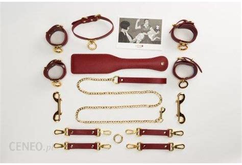 Zestaw BDSM Upko Leather Kinky Tools Set Red Ceneo Pl