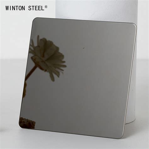 Black Mirror Stainless Steel Sheet Winton Steel