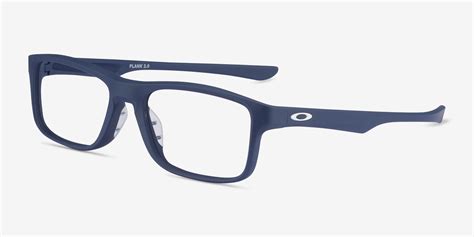 Oakley Plank 2.0 - Rectangle Universal Blue Frame Glasses For Men ...