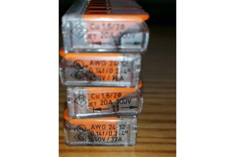 Соединительная клемма с рычажком WAGO 221-415 5-ти проводная, 0,14-4 кв ...