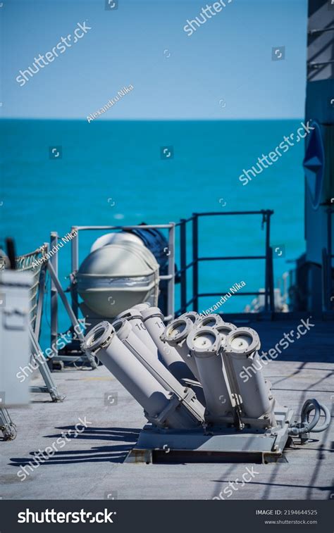 Chaff Launcher Seen On Deck Military Stock Photo 2194644525 | Shutterstock