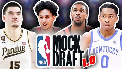 2024 NBA First-Round Mock Draft For All 30 Picks: 1.0 (Post National ...