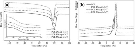 Dsc Curves Of Neat Pcl And Its Pclagmmt Nanocomposites A 2nd Heating Download Scientific