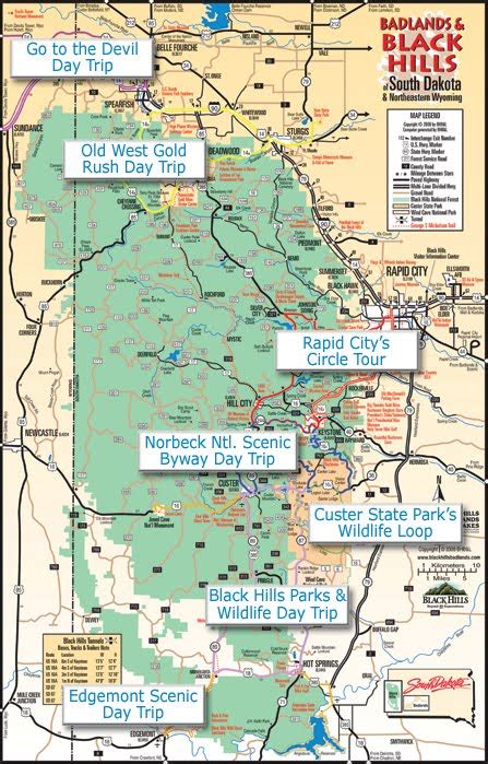 Black Hills Trail System Map