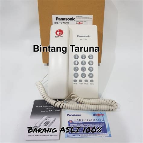 Jual Telepon Kabel Panasonic Kx T Telepon Panasonic Kx T Putih