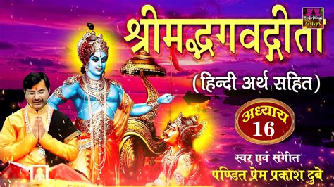 श्रीमद भगवद गीता सार अध्याय 16 Shrimad Bhagawad Geeta Chapter 16