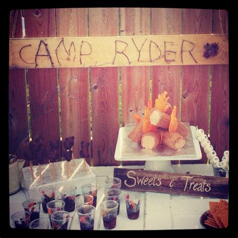 Backyard Outdoorsy Camping Birthday Party Ideas Photo 3 Of 20