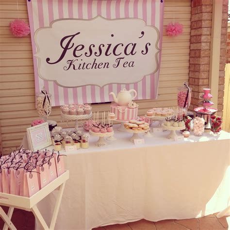 My Kitchen Tea Bridal Shower Candy Buffet Bridal Bachelorette Party