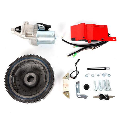 Amazon Electric Starter Motor Kit Flywheel Fits Honda Gx Hp