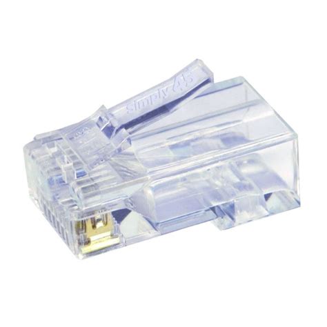 S45 1501 S45 1501 Simply45® Cat5e Unshielded Pass Through Rj45