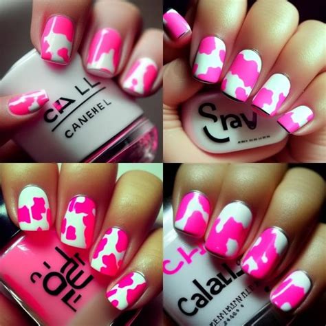 Pink Cow Print Nails: How to Create the Perfect Look