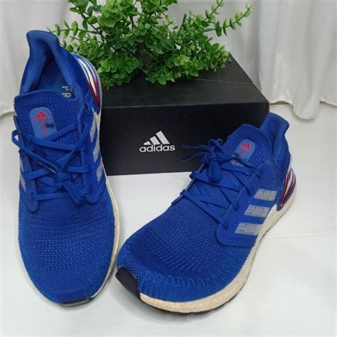 Jual Preloved Sepatu Lari Running Shoes Adidas Ultra Boost 20 Biru