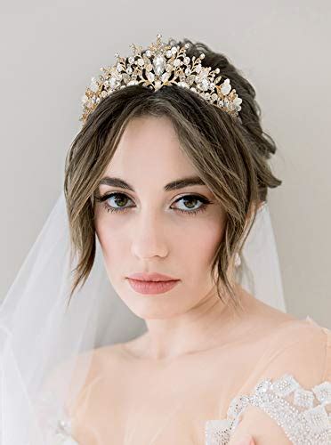 Sweetv Jeweled Wedding Tiaras And Crowns For Women Metal Princess