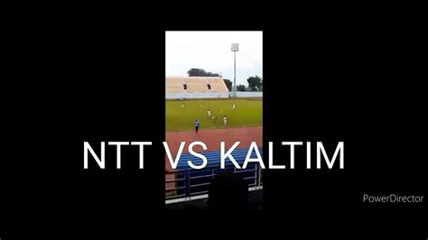 Pra Popnas Cabang Olahraga Sepak Bola NTT Vs KALTIM YouTube