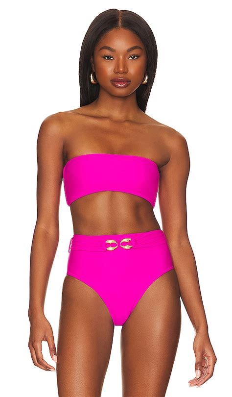 Shani Shemer Sunny Bikini Top In Pink Revolve