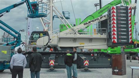 terex superlift  crawler crane  launch  bauma  youtube
