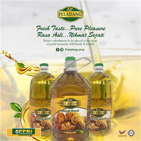 Peladang Cooking Oil 2kg 1 Bottle Minyak Masak Peladang 2kg