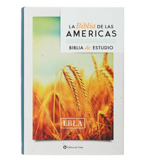 Lbla Biblia De Estudio De Las Americas Tapa Dura Libreria Peniel