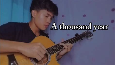 A Thousand Year Christina Perri Fingerstyle Guitar Cover Arrange