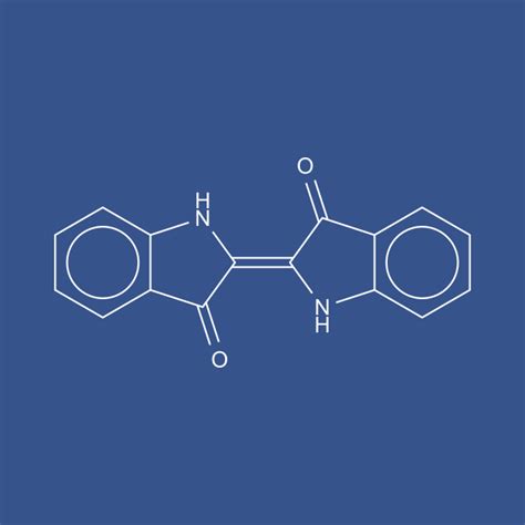 Indigo Dye Chemical Molecule Structure Indigo T Shirt Teepublic