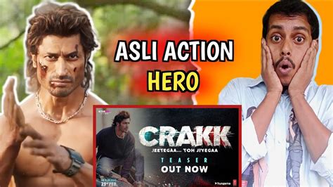 Crakk Teaser Reaction Vidyut Jammwal Nora Fatehi YouTube