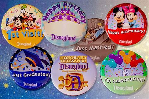 Disney World Celebration Buttons Enchanted Honeymoons