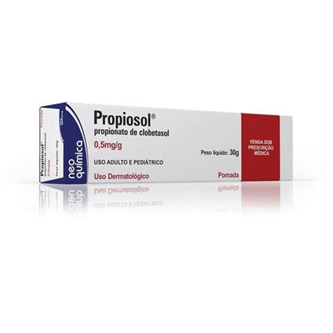 Para Que Serve A Pomada Propiosol - Propiosol 0,5Mg Pomada Bisnaga 30 Gramas - NEO QUIMICA | Martins Atacado