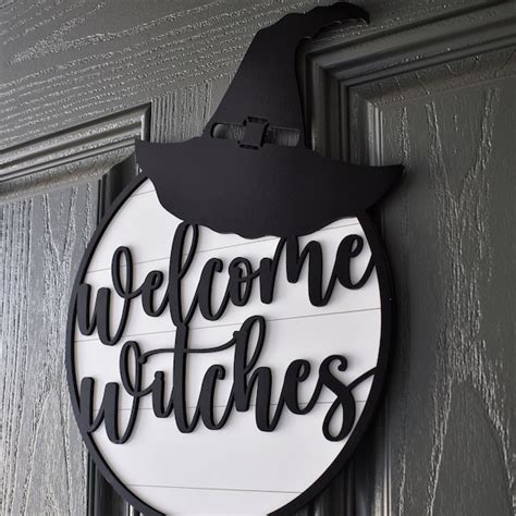 Welcome Witches Home Decor Etsy