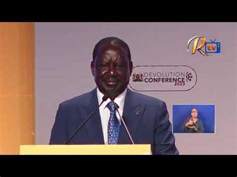 See How Raila Received A Standing Ovation For His Brilliant Speech At