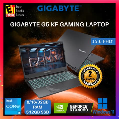 Gigabyte G Mf Gigabyte G Kf Gaming Laptop Intel I H Gb Or