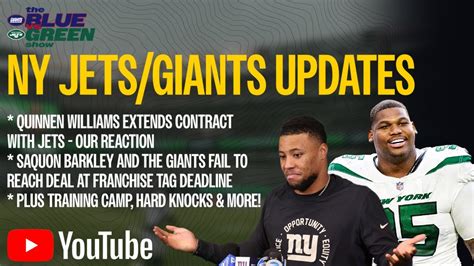 JETS DT Quinnen Williams Re Signs GIANTS RB Saquon Barkley No Deal