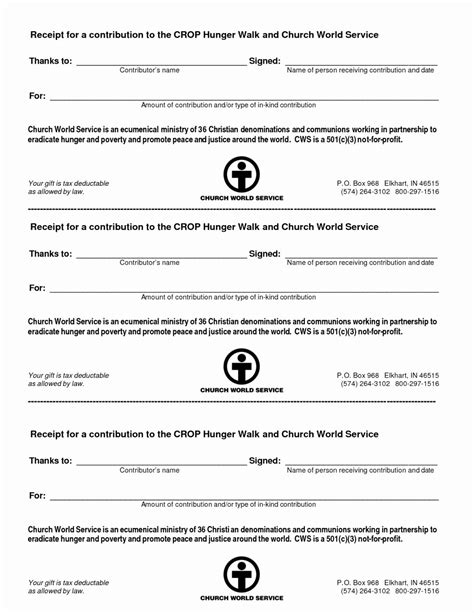 35 501c3 Donation Receipt Template | Hamiltonplastering